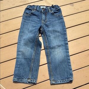 🎀3T Osh Kosh straight Classic Blue Denim Jeans for boys, girls adjustable waist